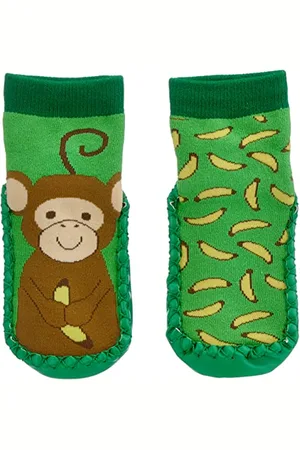 Playshoes Unisex Kinder Hüttenschuhe Hausschuh, Grün, 22/23 EU