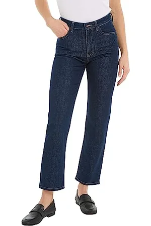 Tommy Hilfiger Damen Jeans Classic Straight High Waist, Blau (Rue), 30W / 28L