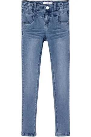 NAME IT Mädchen Polly Jeans Denim Skinny Fit