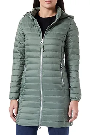 QS by s.Oliver Lange Steppjacke mit Abnehmbarer Kapuze 42