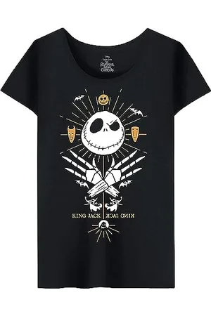 The Nightmare Before Christmas Damen Wojackdts026 T-Shirt, , Small