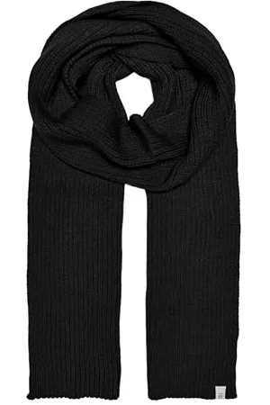Only & Sons ONSRYAN Rib Knit Scarf Schal, Black, ONE Size