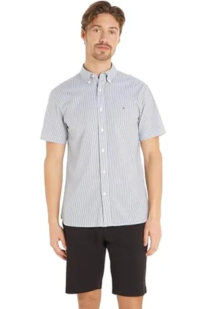Tommy Hilfiger FLEX POPLIN STP RF SHIRT S/S Freizeithemden Herren, , S