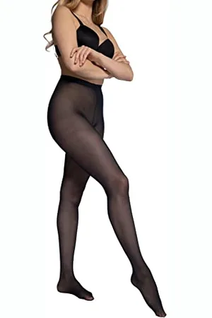 Ulla Popken Damen Strumpfhose, Marine, 40 den, , 56/58