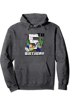 Minecraft Gruppenfoto Alles Gute zum 5. Geburtstag Pullover Hoodie