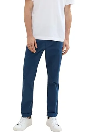 TOM TAILOR Herren 1042562 Chino Hose aus Stretch Twill, 26779-Nighttime Blue, 28 W/32 L
