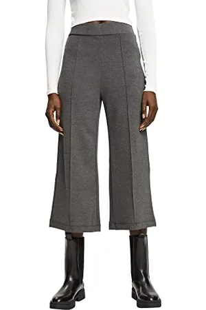 ESPRIT Damen 102ee1b357 Hose, Gunmetal, S EU