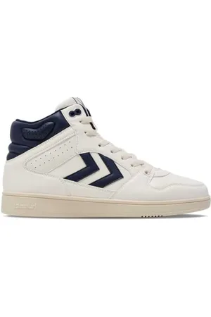 Hummel Unisex ST Power Play MID PL Sneaker, Marshmallow/Black IRIS, 38 EU