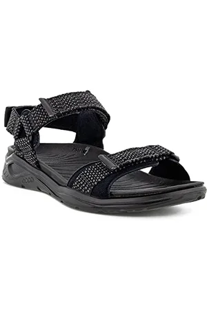 Ecco Herren X-TRINSIC M Flat Sandal, Black/Black, 46 EU