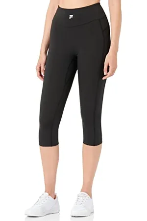 Fila Damen Romania high Waist 3/4 Tights Leggings, , XS
