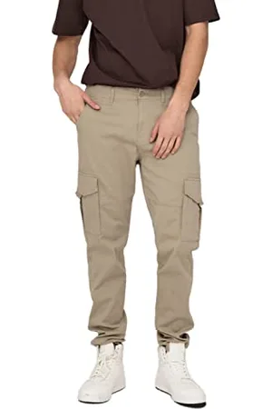 Only & Sons Herren Cargo Hose ONSDEAN Life - Tapered Fit - Schwarz Grün W28-W38, Größe:34W / 34L, Farbvariante: 22025431