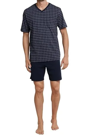 Schiesser Herren Schlafanzug kurz V-Ausschnitt - Nightwear Set, , 3XL