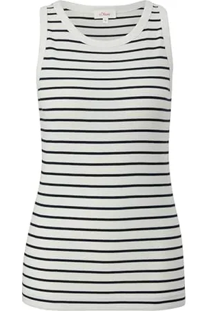 QS by s.Oliver Tanktop mit Rippstruktur