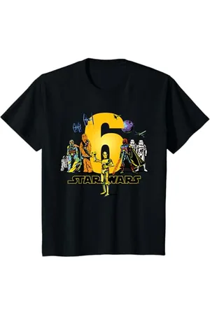 STAR WARS Kinder Classic Characters Sixth Birthday 6 Years Old T-Shirt