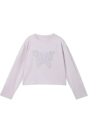 TOM TAILOR Mädchen Kinder Langarmshirt mit Print, , 128