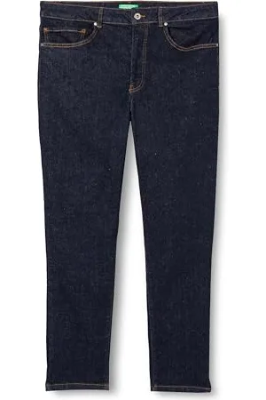 Benetton Hose, Dunkelblau Denim 905