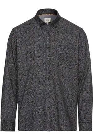 Camel Active Herren Langarmhemd mit Minimal-Print Menswear-S