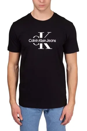 Calvin Klein Herren Disrupted Outline Tee J30j325190 T-Shirt mit Monologo, zertrümmert, , M
