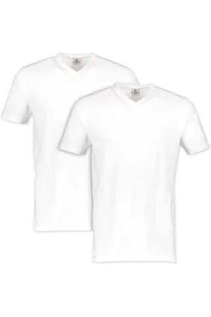 Lerros Herren Doppelpack V-Ausschnitt T-Shirt, , 3XL EU