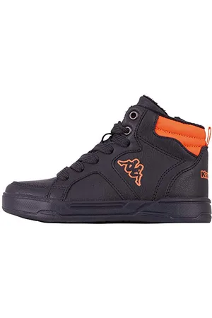 Kappa Unisex Kinder Grafton K Unisex Kids Stra en Laufschuh, 6744 Navy Orange, 30 EU