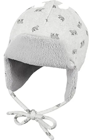 Sterntaler Baby - Jungen Mütze Baby Fliegermütze Eisbären, , 45