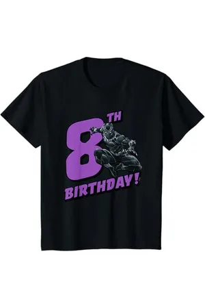 Marvel Kinder Black Panther 8th Birthday T-Shirt