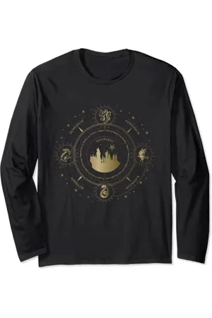 Harry Potter Hogwarts House Compass Langarmshirt
