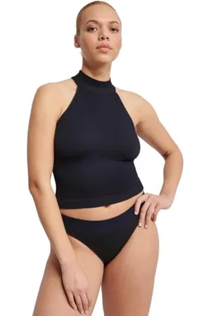 Sloggi Damen Ever Infused Aloe High Neck Top, Black, M