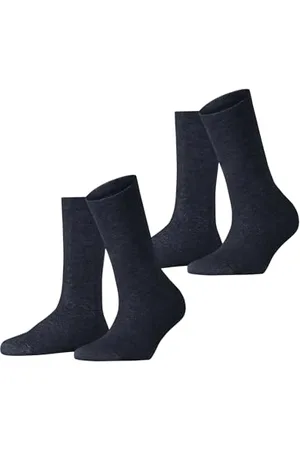 ESPRIT Damen Socken Cloud Multipack W So Baumwolle einfarbig 2 Paar, , 39-42