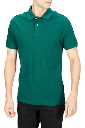Amazon Herren Piqué-Poloshirt aus Baumwolle, Schmale Passform, , L