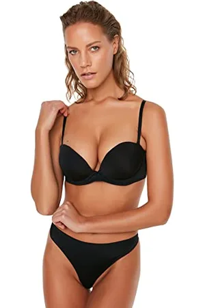 Trendyol Damen Schwarzer Zusätzlicher Push-up-bh Bra, , 75A EU