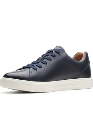 Clarks Herren Un Costa Lace Sneaker Blau , Navig Leder 40 EU