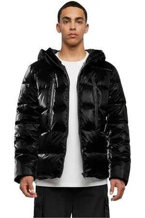 Urban classics Herren TB6330-Shark Skin Puffer Jacket Jacke, Black, XXL