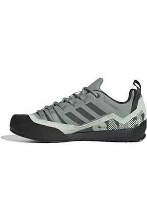 adidas Unisex Terrex Swift Solo 2.0 Hiking Shoes Wanderschuhe, Silver Green/Legend Ivy/Linen Green