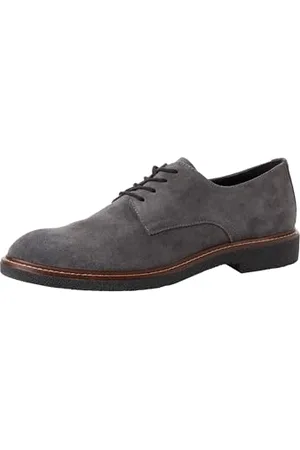 Marco Tozzi By Guido Maria Kretschmer Herren Schnürschuhe aus Leder Business, Grau (Dk.Grey), 40 EU