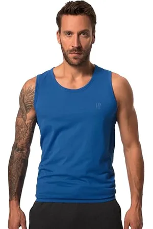 JP 1880 Herren große Größen Übergrößen Menswear L-8XL Tanktop, Bauchfit, Spezialschnitt, bis 8XL 5XL 719783710-5XL