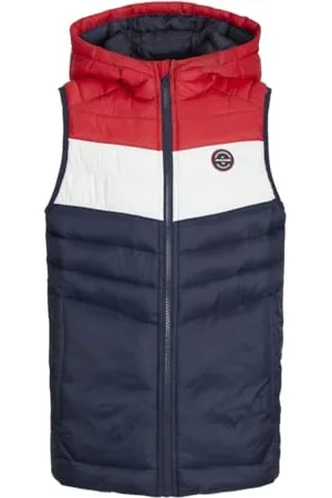 JACK&JONES JUNIOR Jungen JJESPRINT Puffer Bodywarmer Hood NOOSMNI Weste, , 122