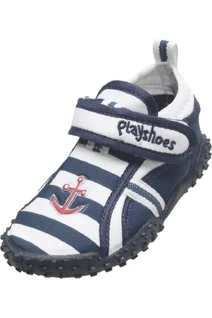 Playshoes Unisex Kinder Aquaschuhe Aqua-Schuhe , Marine Weiß , 18/19 EU