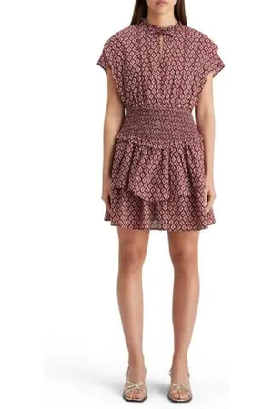 Scotch&Soda Damen Mini with Smock Casual Dress, , 40 EU