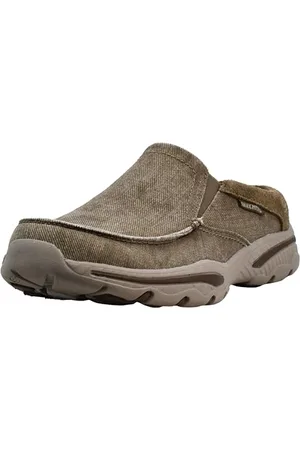Skechers Herren Creston – Schlupfleinen Slipper, , 42.5 EU