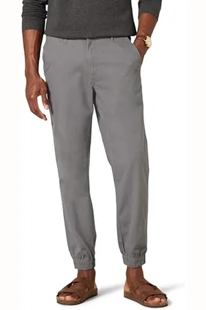 Amazon Herren Chino-Jogginghose Mit Geradem Schnitt, , S