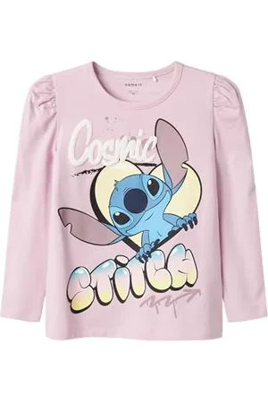 NAME IT Mädchen Nmfjensina Stitch Ls Top Box Wdi, , 104 EU