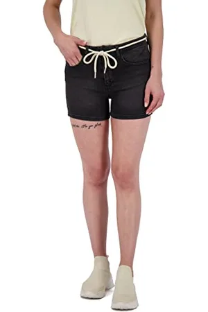 alife kickin ALIFE and Kickin JanaAK DNM Q Shorts – Damen Jeans Shorts – Stylische Denim Kurze Hose für Sommer & Freizeit – Bequem & Lässig für Alltag & Urlaub L