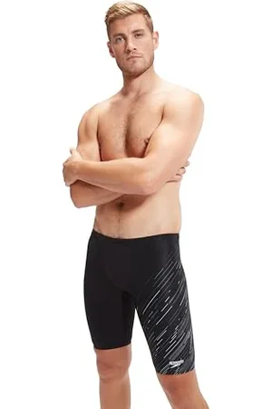 Speedo Hyperboom V-Cut Schwimmhose für Herren, /Grau, 40