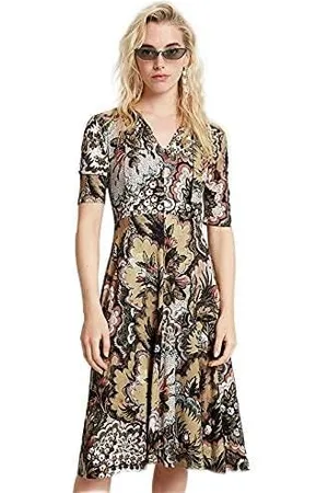 Desigual Damen 19wwvk664092 Kleid, , 26 Kurz EU