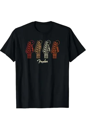 Fender Halloween Guitar Frets Centered Logo T-Shirt