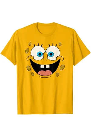Spongebob Happy SpongeBob Face Cartoon Costume T-Shirt