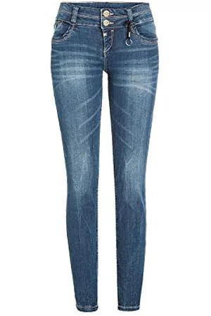 Timezone Damen Enyatz- 92 % Baumwolle, 7 T-400, 1 Elasthan Slim Jeans, , 31W / 30L EU