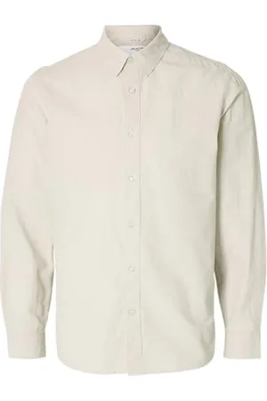 SELECTED Slhslimnew-Linen Shirt Ls Noos