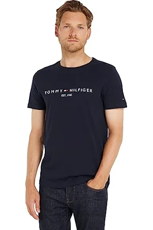 Tommy Hilfiger Herren T-Shirt Kurzarm Core Tommy Logo Rundhalsausschnitt, , XXL